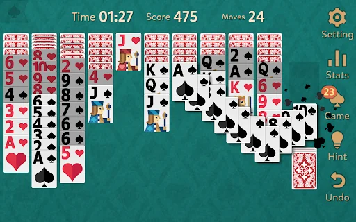 Spider Solitaire: Kingdom screenshot 2