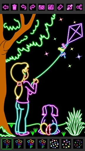 Magical Drawing Glow screenshot 1