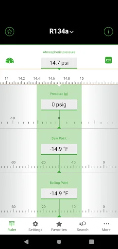 BITZER REFRIGERANT RULER screenshot 1