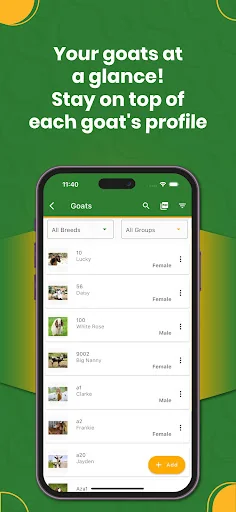 My Goat Manager - Farming app screenshot 1