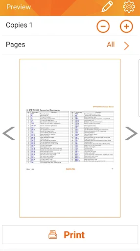 BIXOLON mPrint screenshot 3