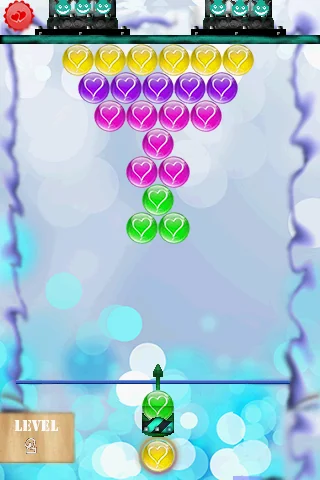 Bubble Shooter Valentine screenshot 1