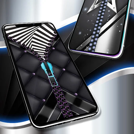 Black lock screen screenshot 3