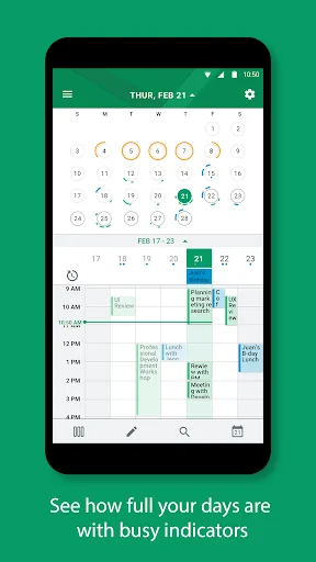BlackBerry Hub+ Calendar screenshot 2