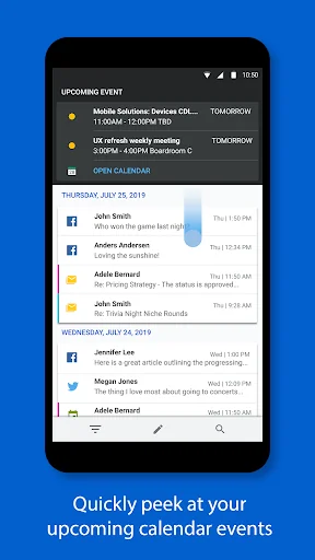 BlackBerry Hub+ Inbox screenshot 2