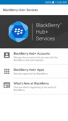 BlackBerry Hub+ Services