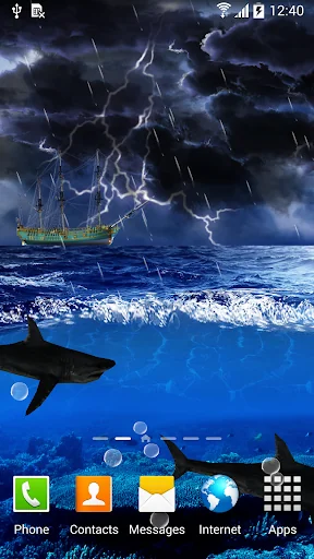 Storm live wallpaper screenshot 2