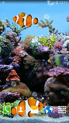 Coral Fish 3D Live Wallpaper screenshot 1