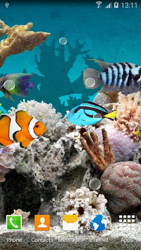 Coral Fish 3D Live Wallpaper screenshot 2