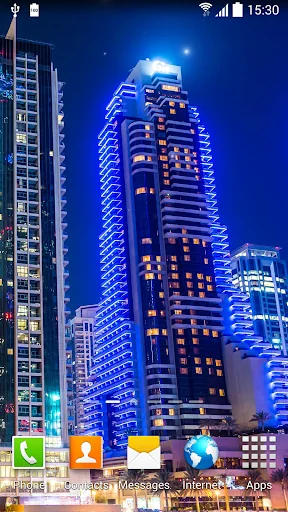Dubai Night Live Wallpaper