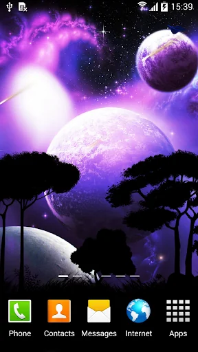 Night Sky Live Wallpaper screenshot 1