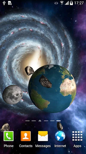 3D Galaxy Wallpaper