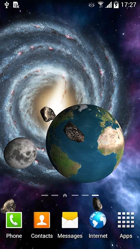 3D Galaxy Wallpaper