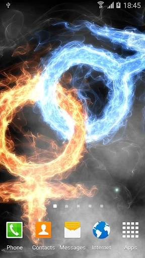 Fire & Ice Live Wallpaper screenshot 1