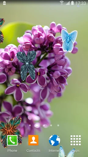 Lilac live wallpaper screenshot 3