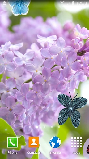 Lilac live wallpaper screenshot 4