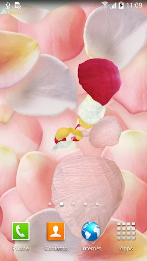 3D Petals Live Wallpaper screenshot 3