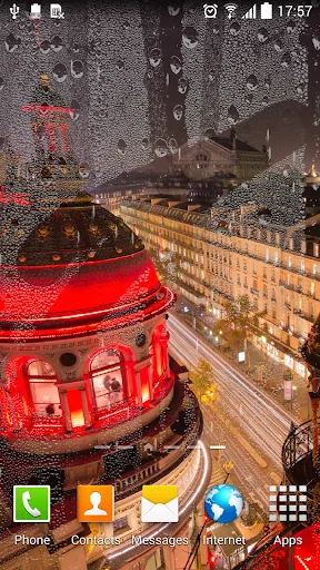 Rainy Paris Live Wallpaper screenshot 1