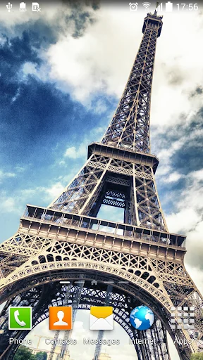 Rainy Paris Live Wallpaper screenshot 2