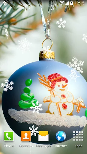 Snowman Live Wallpaper screenshot 4
