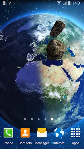 HD Space Live Wallpaper screenshot 1