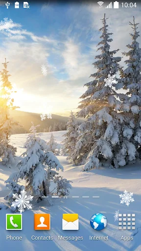 Winter Live Wallpaper screenshot 2