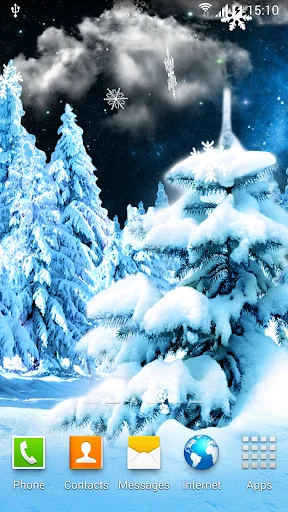 Winter Forest Live Wallpaper screenshot 3