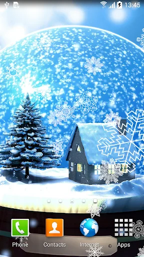 Winter Night Live Wallpaper screenshot 2