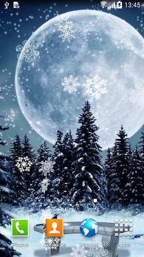 Winter Night Live Wallpaper screenshot 4