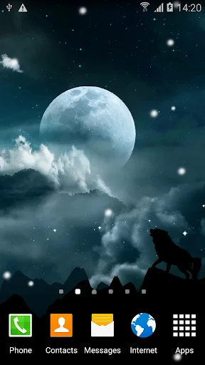 Wolf Live Wallpaper screenshot 3