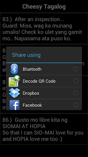 Pinoy Pick Up Lines Boom!! screenshot 2