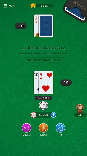 Blackjack - Casino Card Game screenshot 1