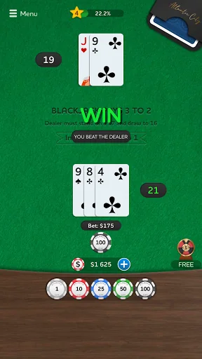 Blackjack - Casino Card Game screenshot 2