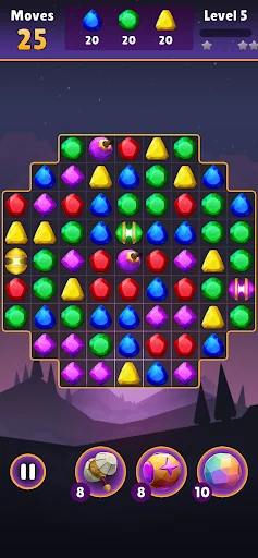 Magic Match3 - Jewel Quest screenshot 1