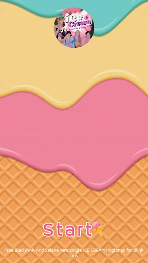 ICE CREAM - BLACKPINK Ringtone screenshot 1