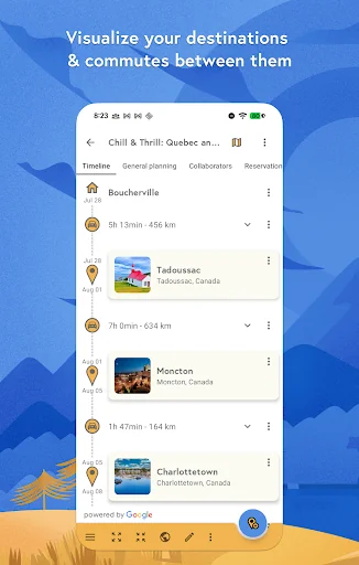 Itinerate - Travel planner