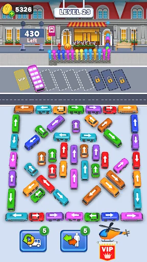 Bus Escape: Car Traffic Puzzle screenshot 1