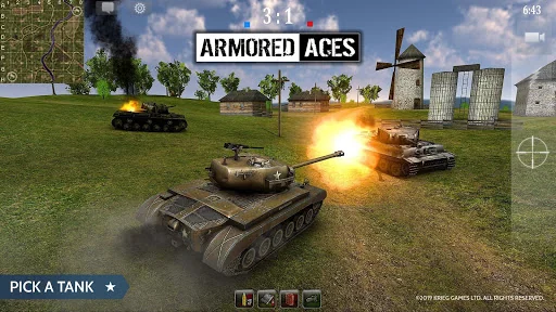 Armored Aces - Tank War screenshot 1