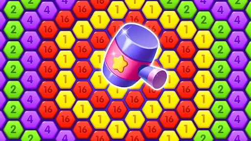 Merge Number - Hexa Puzzle screenshot 1