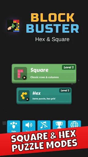 Block Buster - Hex and Square