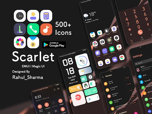 Scarlet EMUI | MAGIC UI THEME