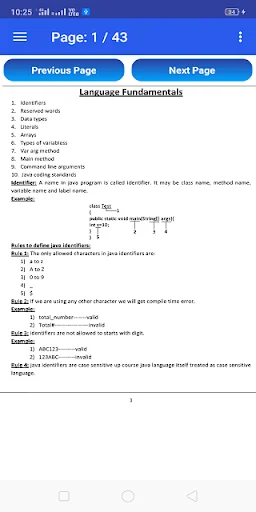 Java Notes