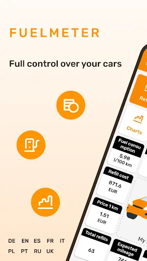 Fuelmeter: Fuel consumption screenshot 1