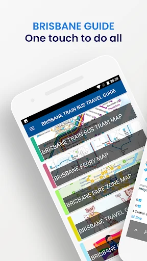 Brisbane Bus Travel Map