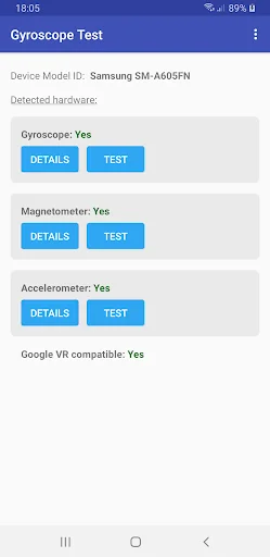 Gyroscope Test