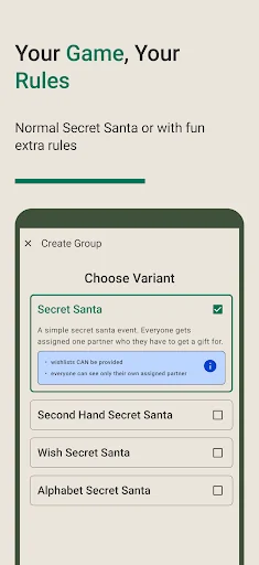 Secret Santa Helper App screenshot 2