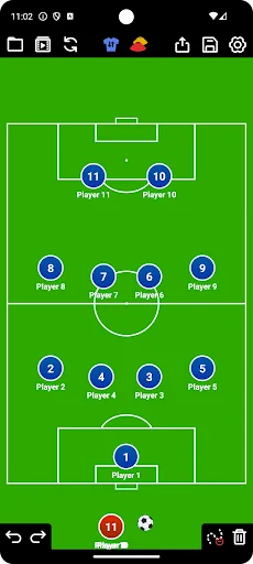 Coach Tactic Board: Soccer screenshot 1