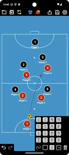 Coach Tactic Board: Futsal