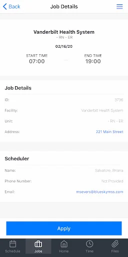 BlueSky Mobile Caregiver App