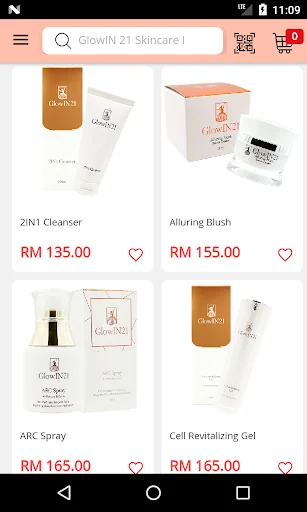 GlowIN21 Skincare Shop